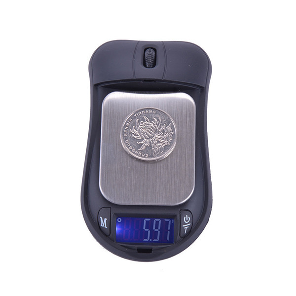 New 100/ 200/300/500g x 0.01g and 500x0.1g Mouse mini Portable Electronic Digital Pocket Jewelry Scale Balance Pocket Gram LCD Display