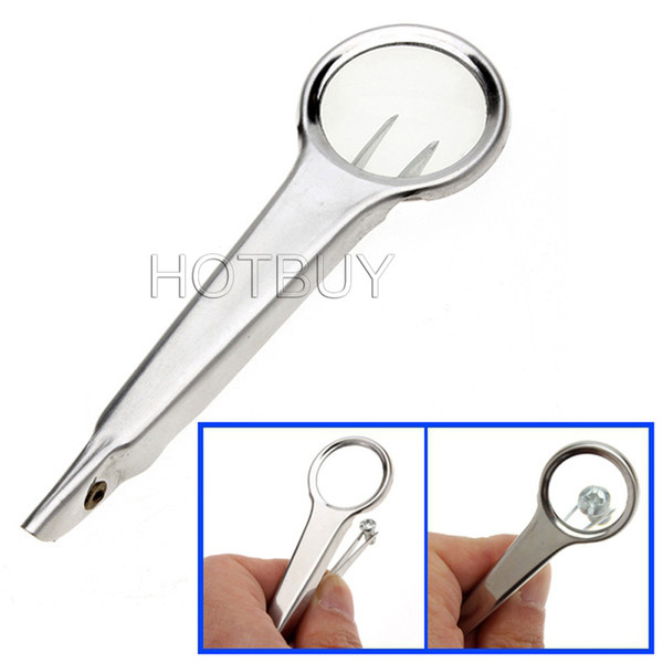 Durable 8X Diamond Magnifier Magnifying Eye Glass Tweezer Loupe Jeweler Watchmaker Tool #4213