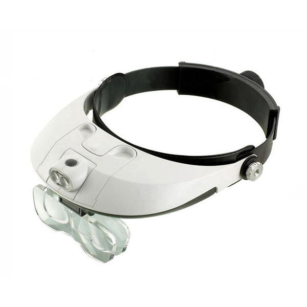 LED Lamp Reading A Magnifying Glass The Elderly The Maintenance of Reading Glasses Magnifier Head-mounted Lightweight Convenient