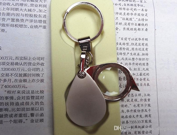 Metal key ring, magnifying glass, promotional materials, multi function, key ring, company, gift, advertisement, advertisement, key ring