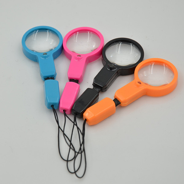 A portable key led a magnifying glass Multi-functional high-definition magnifying glass LED flashlight lamp manufacturers selling wholesale