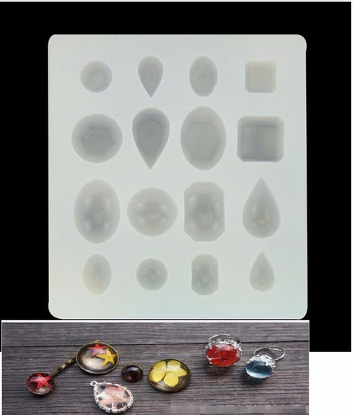 1 piece popular Handmade Cabochon Silicon Mold Mould For Epoxy Resin Jewelry Making DIY Craft