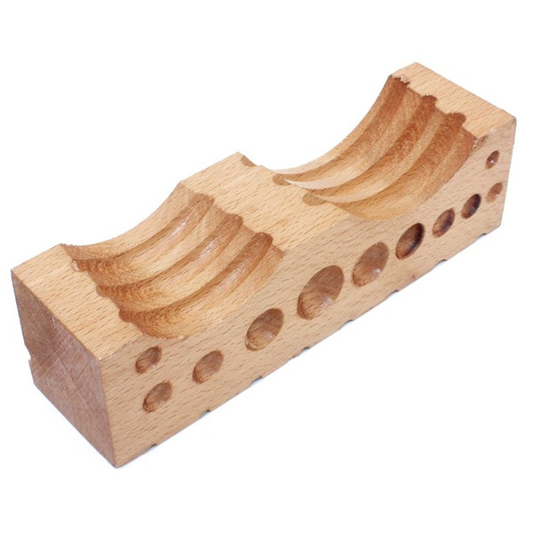 Jewelry Tool Hardwood Dapping Doming Swage Block