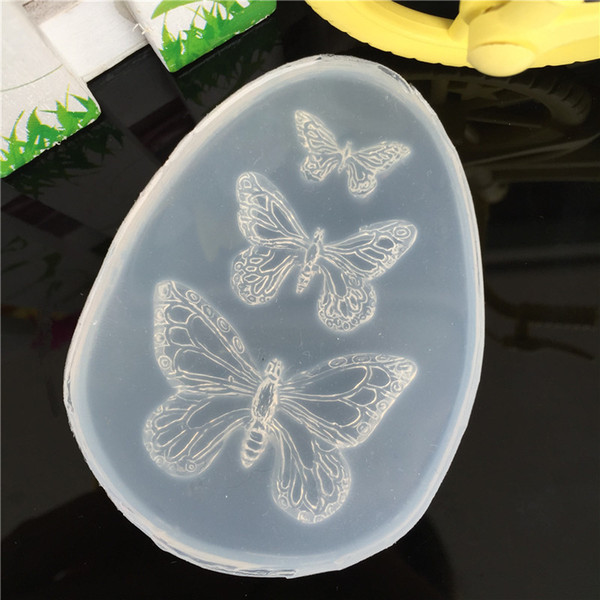 butterfly Liquid silicone mold DIY resin jewelry pendant necklace pendant mold Phone case patch accessories molds for jewelry free shipping