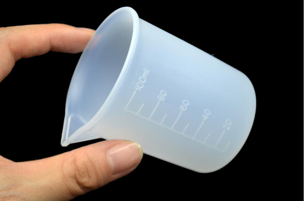 Silicone measuring cup Resin Silicone Mould 5*7cm handmade DIY Jewelry Making tool epoxy resin cup crystal scale 100ML