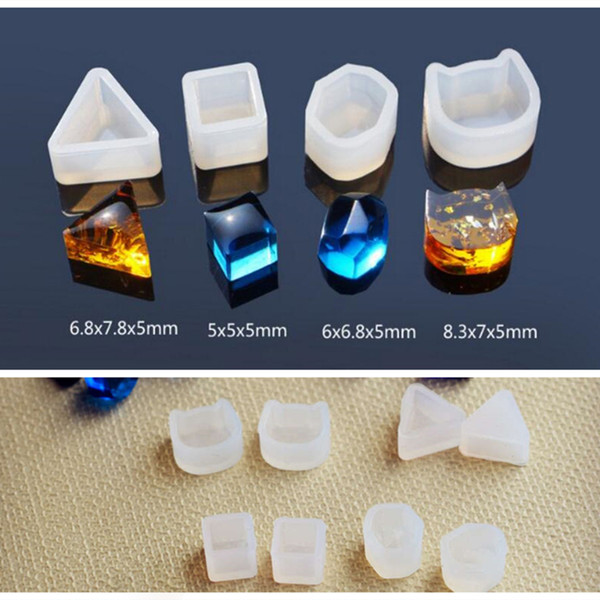 1pair earrings small beads Silicone Mold for jewelry Resin Silicone Mould handmade tool DIY epoxy resin casting molds