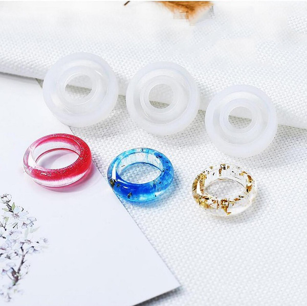 Transparent Silicone Mould Resin Decorative Craft DIY ring mold Type resin molds for jewelry