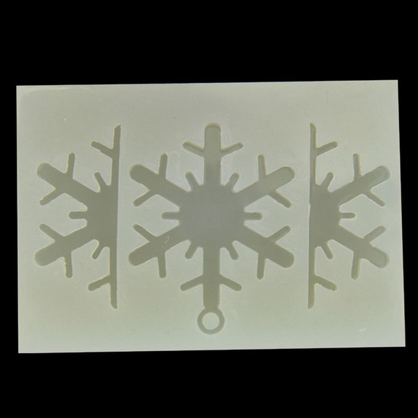 New DIY Handmade snowflake Mold Epoxy Silicone Mould Epoxy Resin Jewelry Making Craft Tools 5.5*5cm