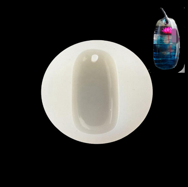 1 Pcs cuboid Liquid silicone mold DIY resin jewelry pendant necklace pendant lanugo mold resin molds for jewelry