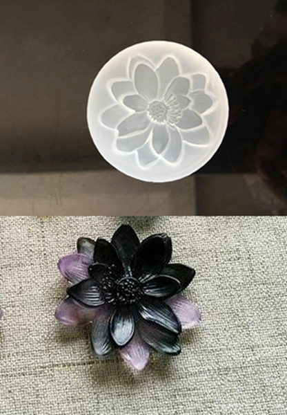 1 Pcs Lotus Silicone Pendant DIY Mold Pendant Jewelry Making Tool Resin Accessories Home Crafts resin molds for jewelry