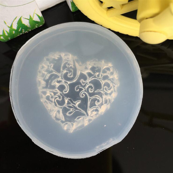 Love flowers Liquid silicone mold DIY resin jewelry pendant necklace pendant mold Phone case patch accessories molds for jewelry free shippi