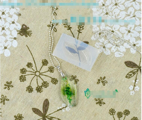Transparent Silicone pendant Mould For Resin Real Flower DIY Mold Jewelry Bangle Mould