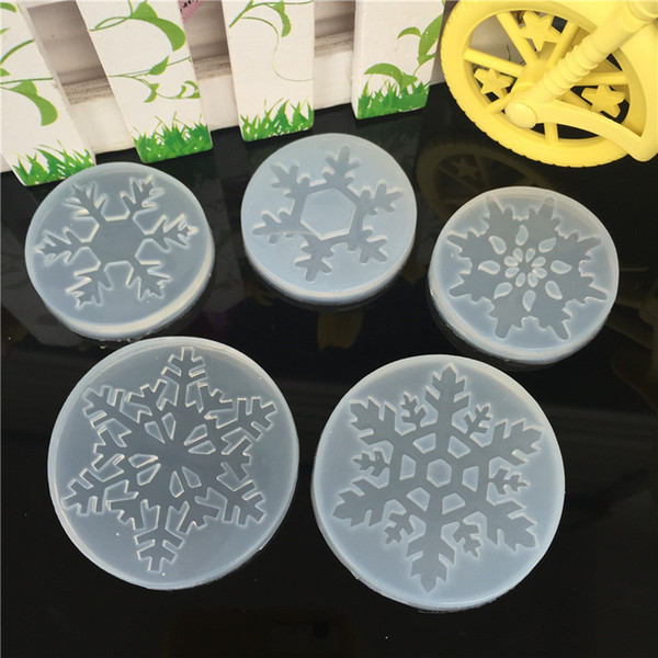 Snowflake Liquid silicone mold DIY resin jewelry pendant necklace pendant lanugo mold resin molds for jewelry free shipping