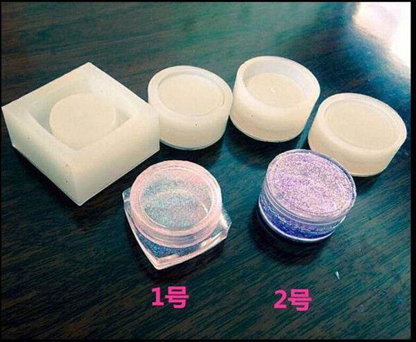 1 set Small storage box DIY Silicone Mold Dried Flower Specimen Make Jewelry Accessories Tools Equipments