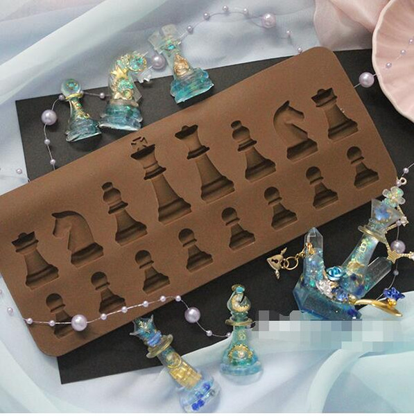 Chess Liquid silicone mold DIY resin mold free shipping