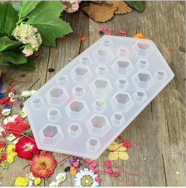 Transparent Diamond Silicone Mould Jewelry Making Mold Sugarcraft DIY