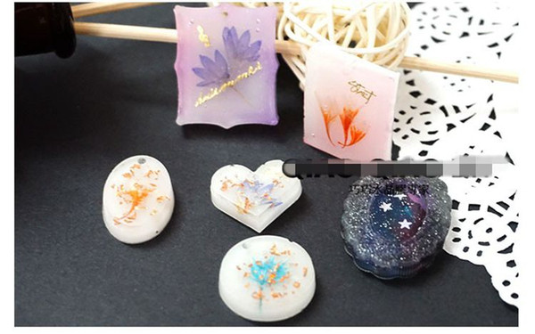 1pcs Liquid silicone mold DIY resin jewelry pendant necklace pendant lanugo mold resin molds for jewelry free shipping