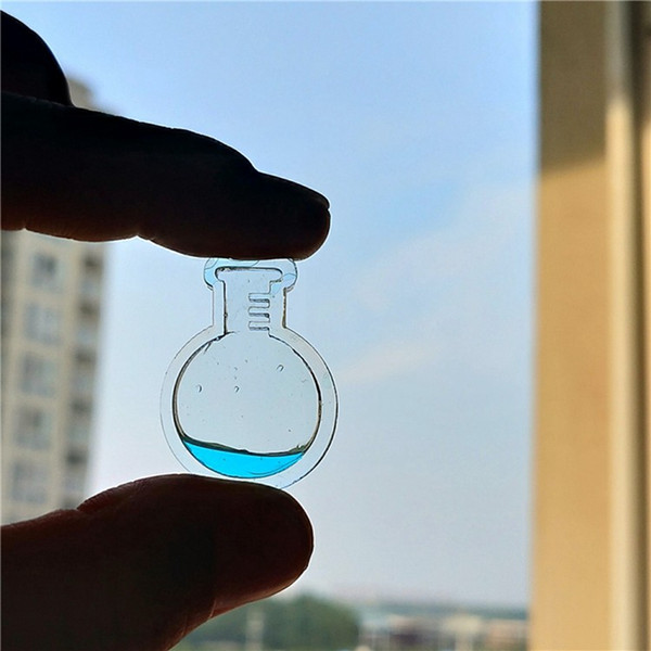 Water Injection Hollow Semi-circular section flask Full Transparent DIY Decorative Craft Jewelry Making resin molds for jewelry free shippin