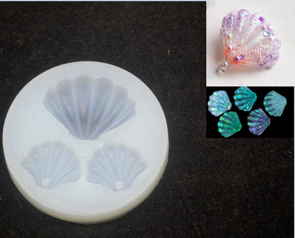 1pcs Japanese style shell shape Scrapbooking Silicone Mould DIY Resin Decorative Craft Jewelry Making Mold epoxy resin molds