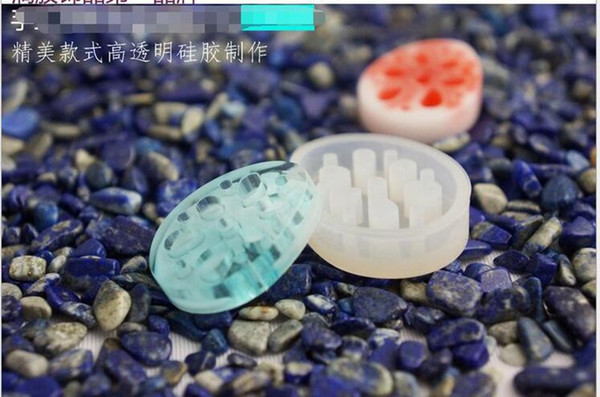 1PC Hot selling White Silicone Mould Lotus root DIY Resin Necklace Pendant Jewellery Mold Free Shipping 30*6mm