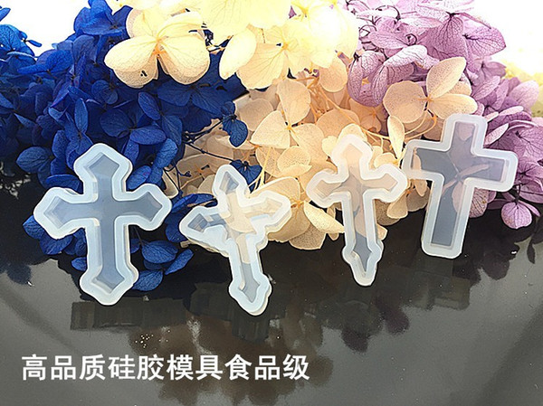 Transparent Silicone Mould Key Cross DIY Mold Decorating Collection