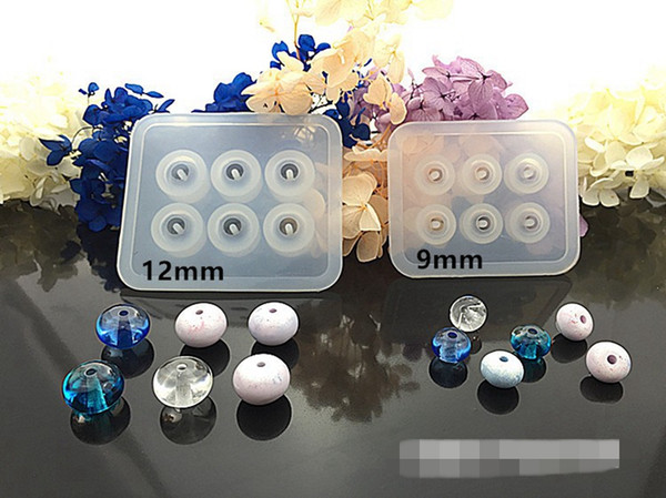 Rectangular circle Shape Silicone Pendant Mold Making Mould Jewelry Tool 12mm 9mm