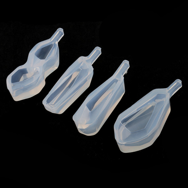 4 Pieces Assorted Shape Cabochon Silicone Earring Necklace Pendant Molds for Epoxy Resin Jewelry Making DIY Crafts Projects free shipping