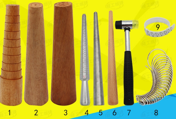 mix 9kinds jewelry tools @ equipment Ring mouth measurement bracelet deformation repair rod