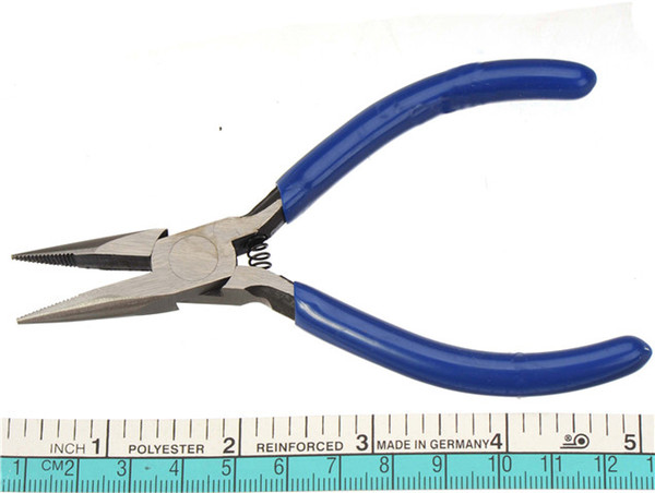 jewelry tools equipment pliers diy flat mouth metal 55# steel common handmade jewelry making spring new blue jewelry findings 13mm 1pcs