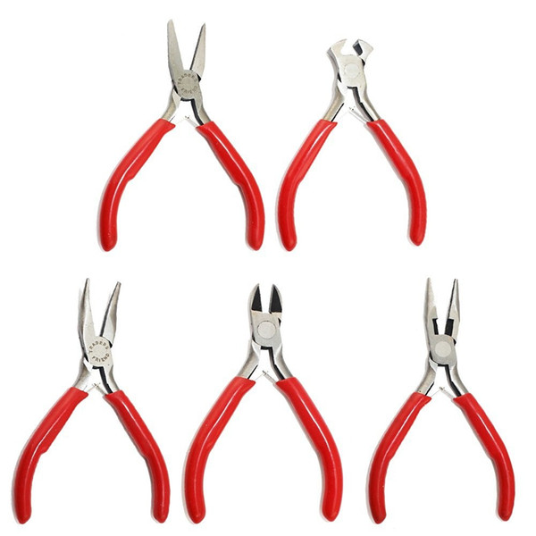 Jewelry Tool Red Pliers 5pcs Watch Repair tools