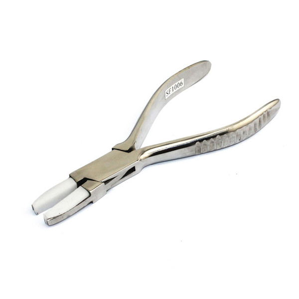 Stainless Steel Pliers Plastic Clip Jewelry Fixture Clamps Jewelry Making Tools Equipment