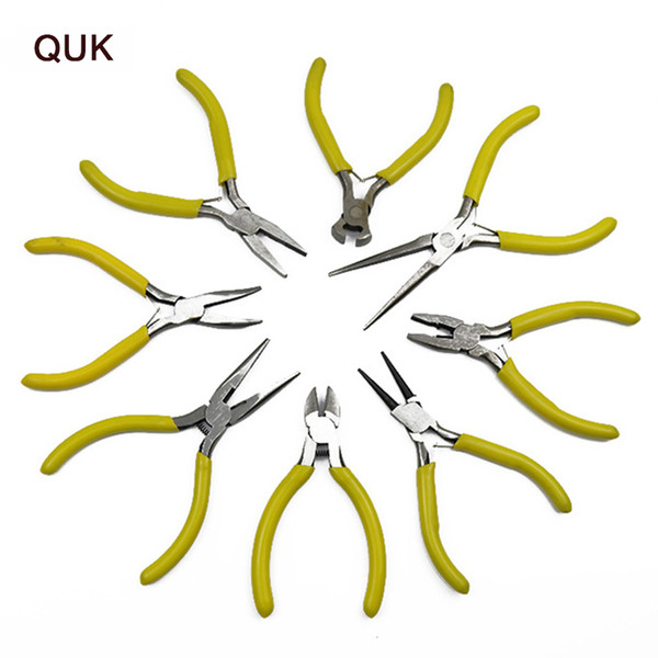 QUK HSS Steel Electronic Cutting Mini Pliers Scissors Wires Cutter Electron Industry Repair Tools Hand Tool Jewelry Beads Pliers