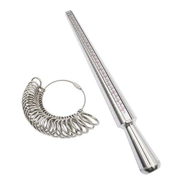 Ring Sizer UK Measurement Scales Kit Tools for Measuring Rings Diameters