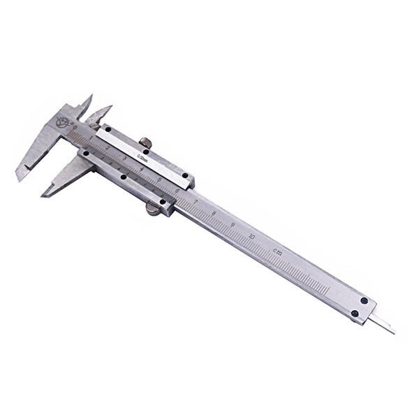 Vernier Caliper Stainless Steel Measuring Tool Caliper for Precision Measurements Non-Digital Vernier Caliper 100mm