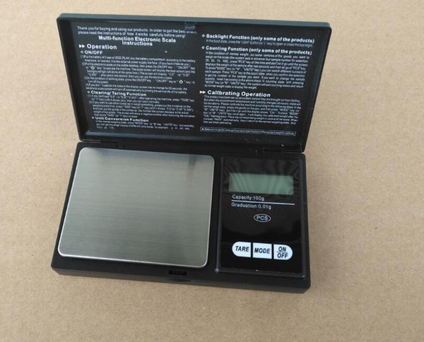 New Mini Digital Scale 100g/200g x 0.01g Jewelry Coin Gram Pocket Size Portable With LED Back light