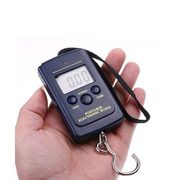 40kg x 10g Mini Digital Scale For Fishing Luggage Travel Weighting Portable Electronic Hanging Hook Scale