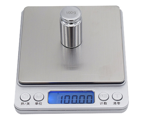 DHL HOT Mini digital platform scale kitchen food scales high precision 0.01g jewerly scale electronic pocket scale steelyard without battery
