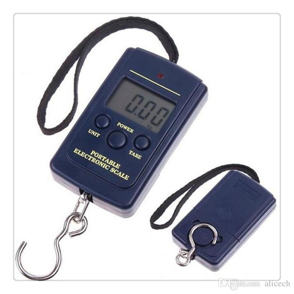 Hot Worldwide WH-A05L LCD Portable Digital Electronic Scale 10-40kg 10g for Fishing Luggage