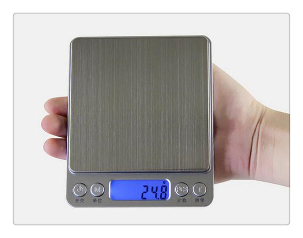 DHL High precision jewelry scale miniature gold jewelry electronic medicine grams weigh 0.01 g scale kitchen scale