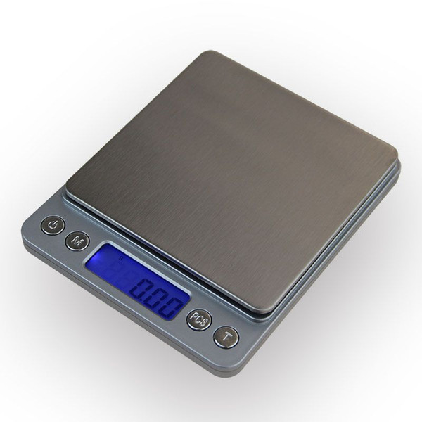 500g x 0.01g Portable Mini Electronic Digital Scales Pocket Case Postal Kitchen Jewelry Weight Balanca Digital Scale With 2 Tray