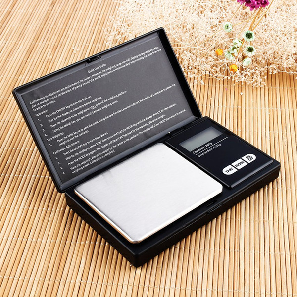 100g /0.01g 200g/ 0.01g 500g/0.1g Mini Digital Scale Portable LCD Electronic Jewelry Scales Weight Pocket Scales Balance