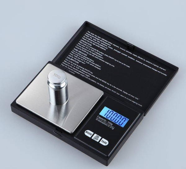 500g/0.01g High Accuracy Mini Electronic Digital Pocket Scale Jewelry Weighing Balance Blue LCD g/gn/oz/ozt/ct/t/dwt