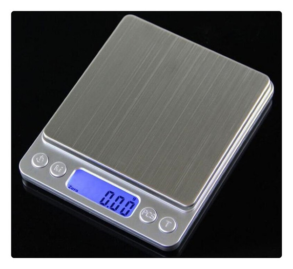 DHL High precision jewelry scale miniature gold jewelry electronic medicine grams weigh 500g/2000g scale kitchen scale