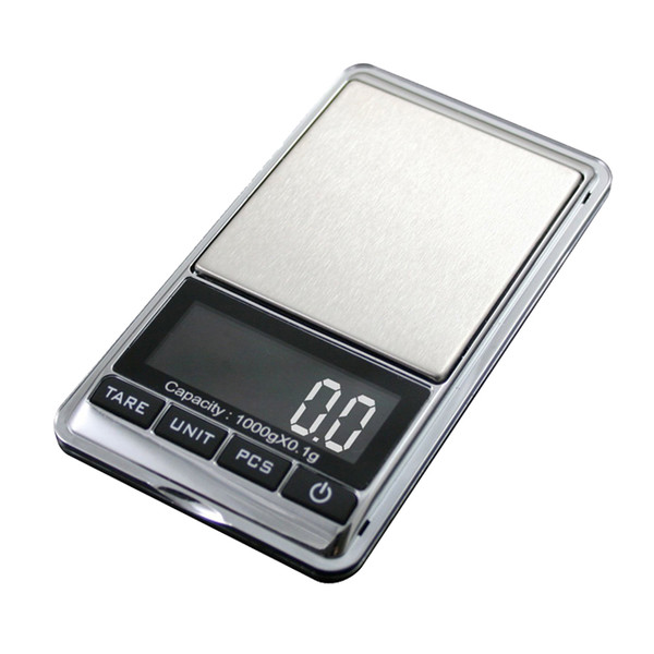 Electronic Scale Kitchen Weighing 1KG Portable Mini Digital Pocket Jewelry Diamond Gram Scale Weight Balance LCD 1000g x 0.1g