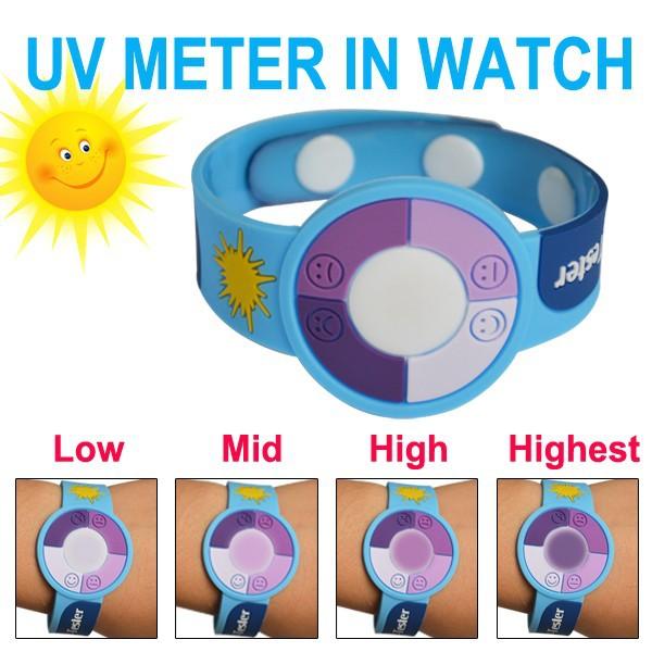 Uv Test Gift UV Bracelet Watch to Test the Ultraviolet Rays Uv Tester Best Gift to Skin Protect