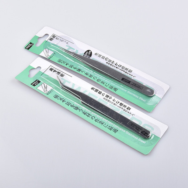 Tweezers Stainless steel DIY tool mobile phone repair micro landscape landscaping Masonry painting special multi-meat tool 14g