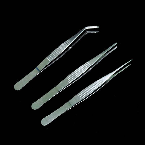 Round tip tweezers for stainless steel forceps straight head 10/12/5 / 14/16/18 / 20/25/30 cm laboratory