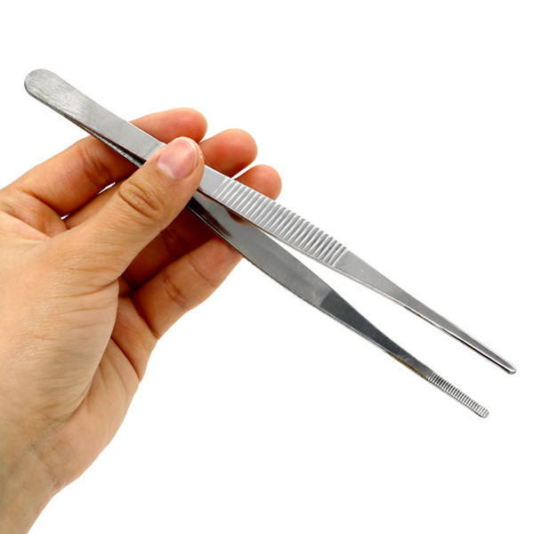 Manufacturer's direct-selling stainless steel tweezers, tweezers, straight elbows