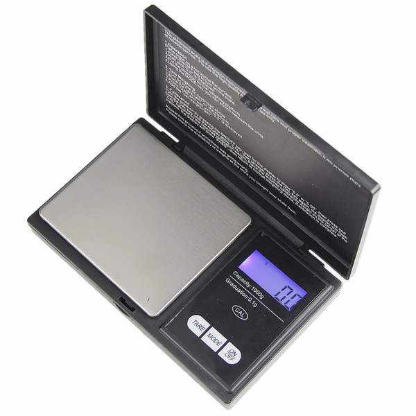 Wholesale-1000g x0.1g Mini Digital Scale Jewelry Pocket Balance Precision Weight Gram LCD