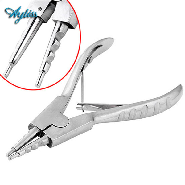 Ayliss Hot Sale 1 pc Grade 316L Stainless Steel Rings Opening Plier For Women Hoop Earrings Professional Body Piercing Tools